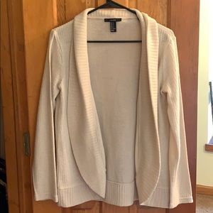 Forever 21 cream cardigan
